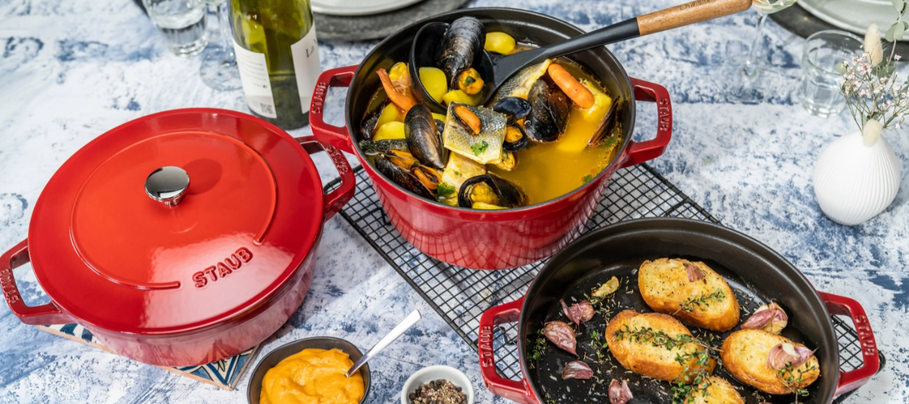 Caçarola Redonda em Ferro Fundido La Cocotte Staub 24cm 3,8L